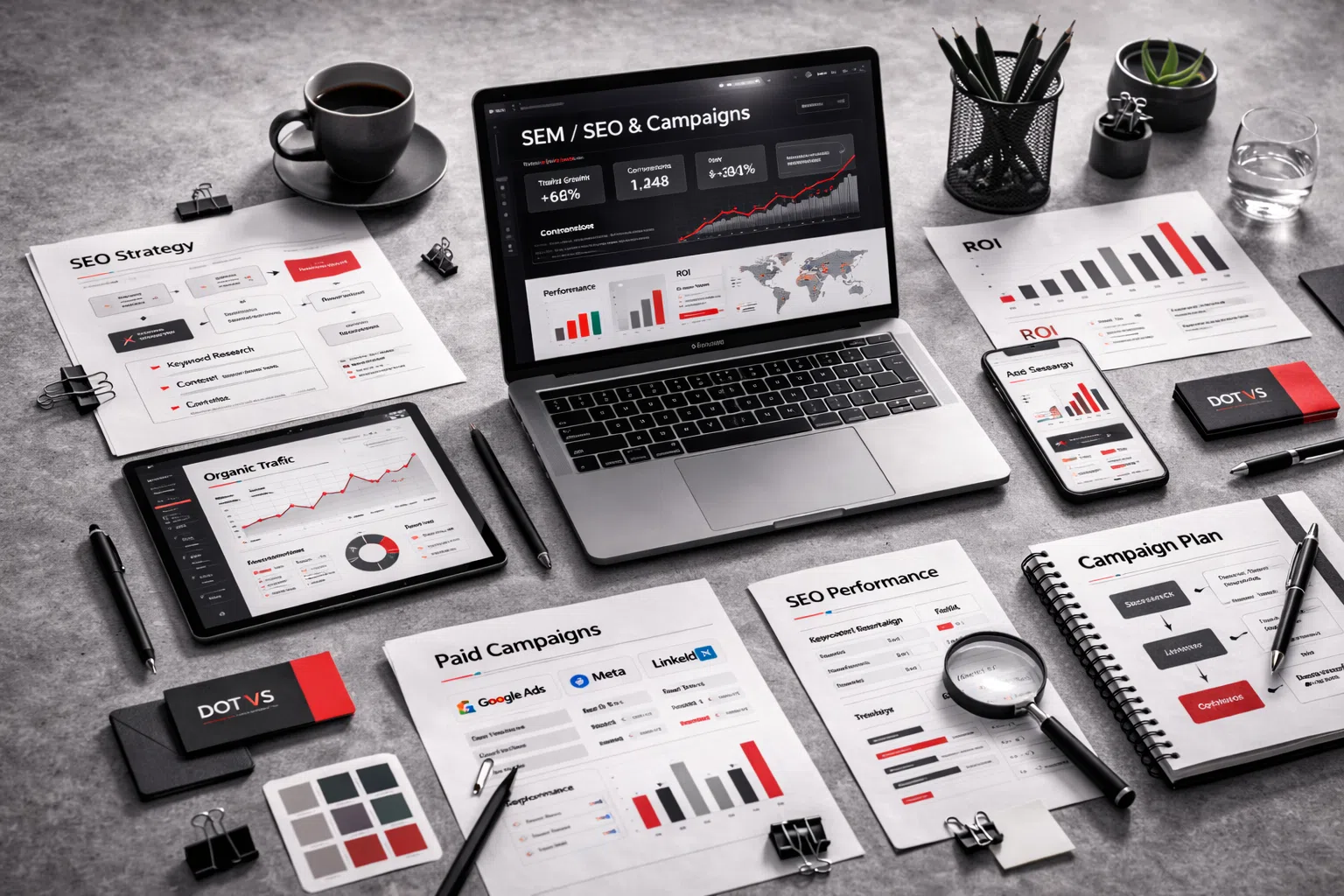 Social media and digital marketing solutions by Dot VS